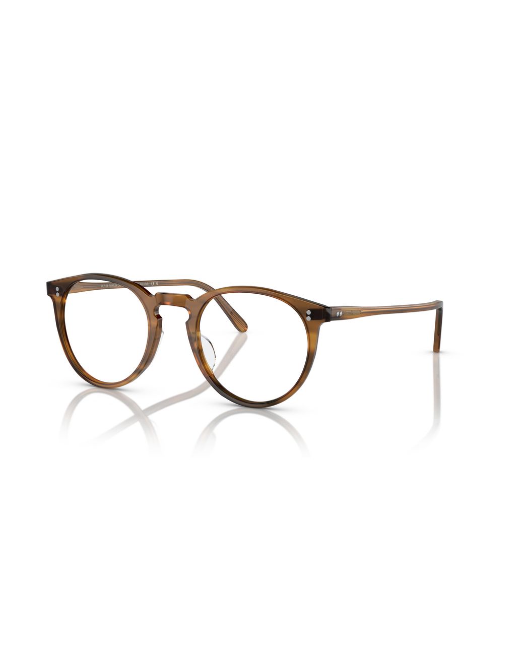 Oliver Peoples White O'Malley Oval Frame Glasses for men