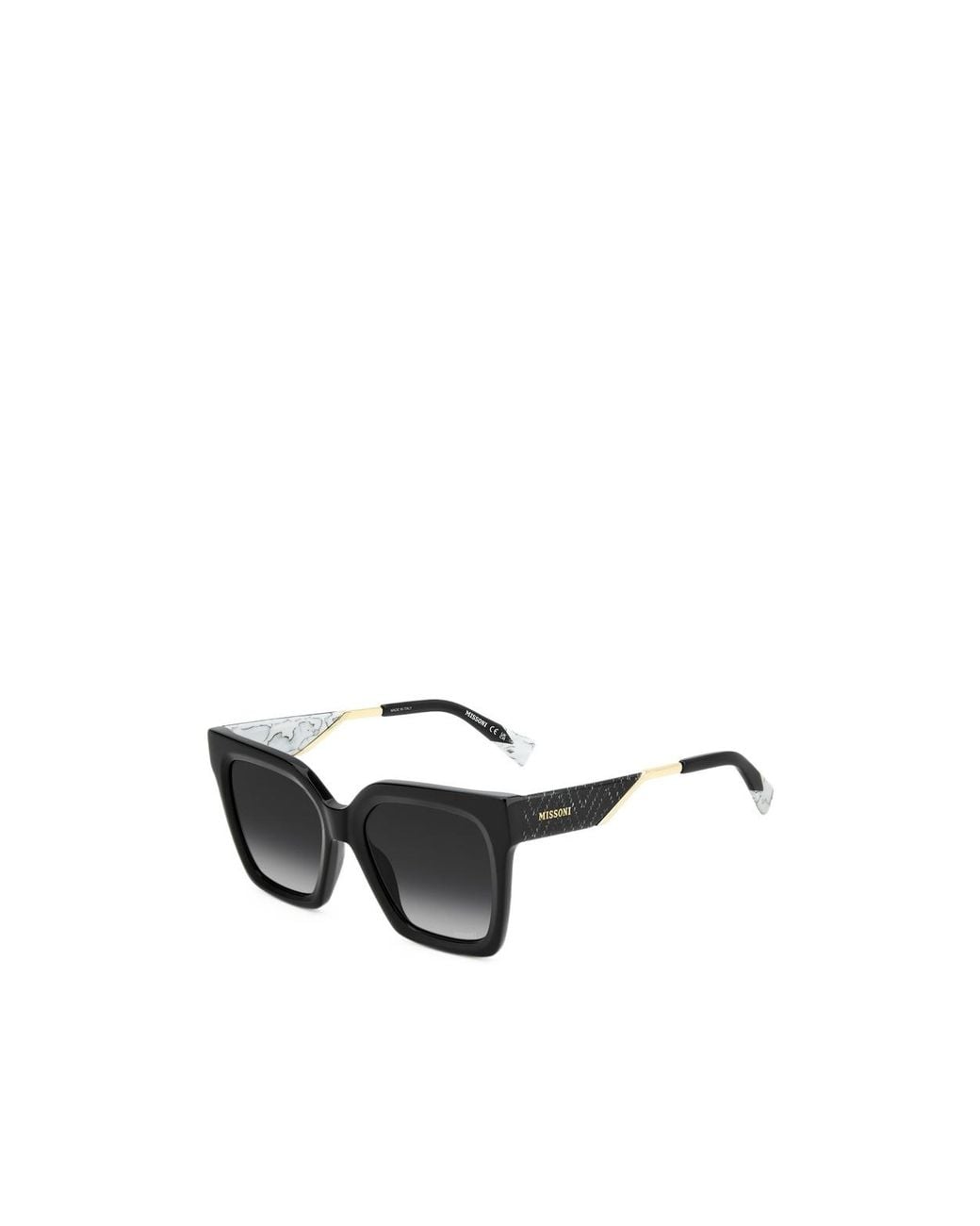 Missoni Metallic Square-Frame Sunglasses