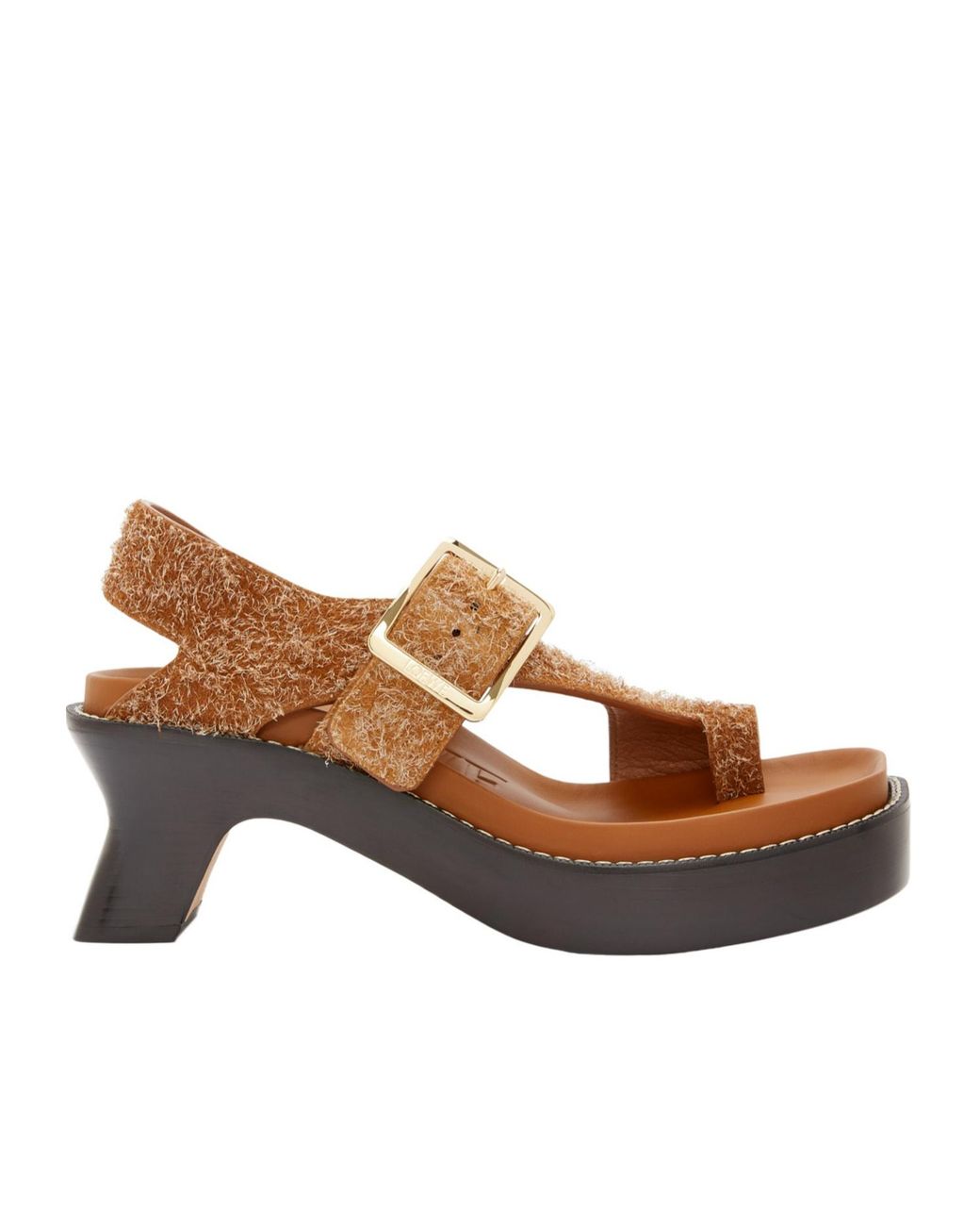 Loewe Brown Ease Heeled Sandals