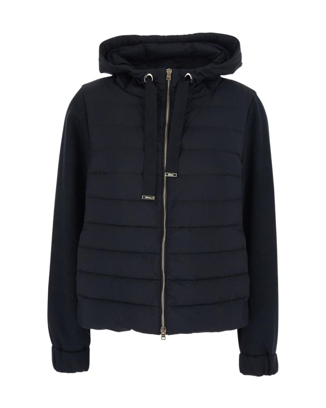 Herno Blue Drawstring Down Jacket