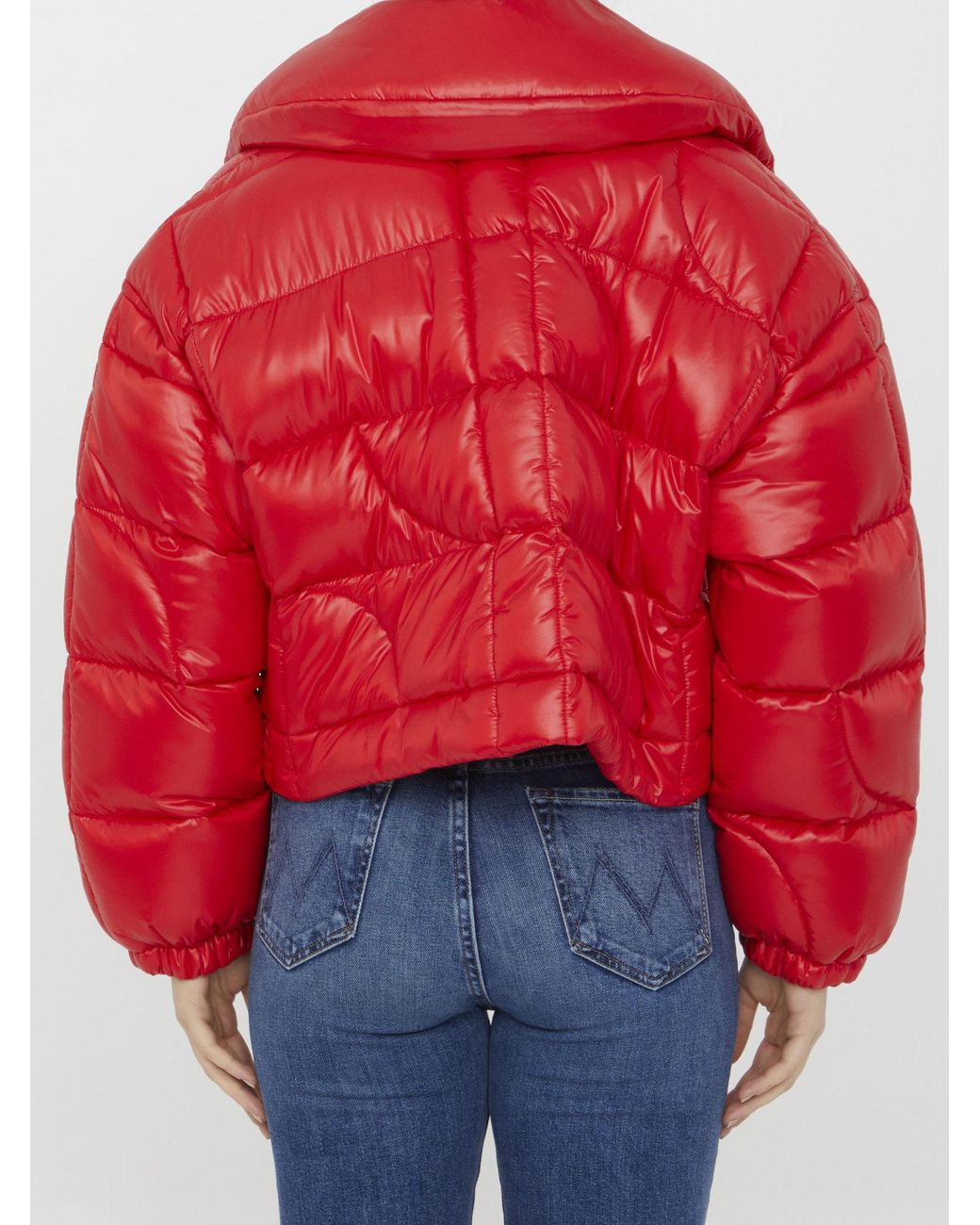 Patou Red Jp Short Puffer Jacket