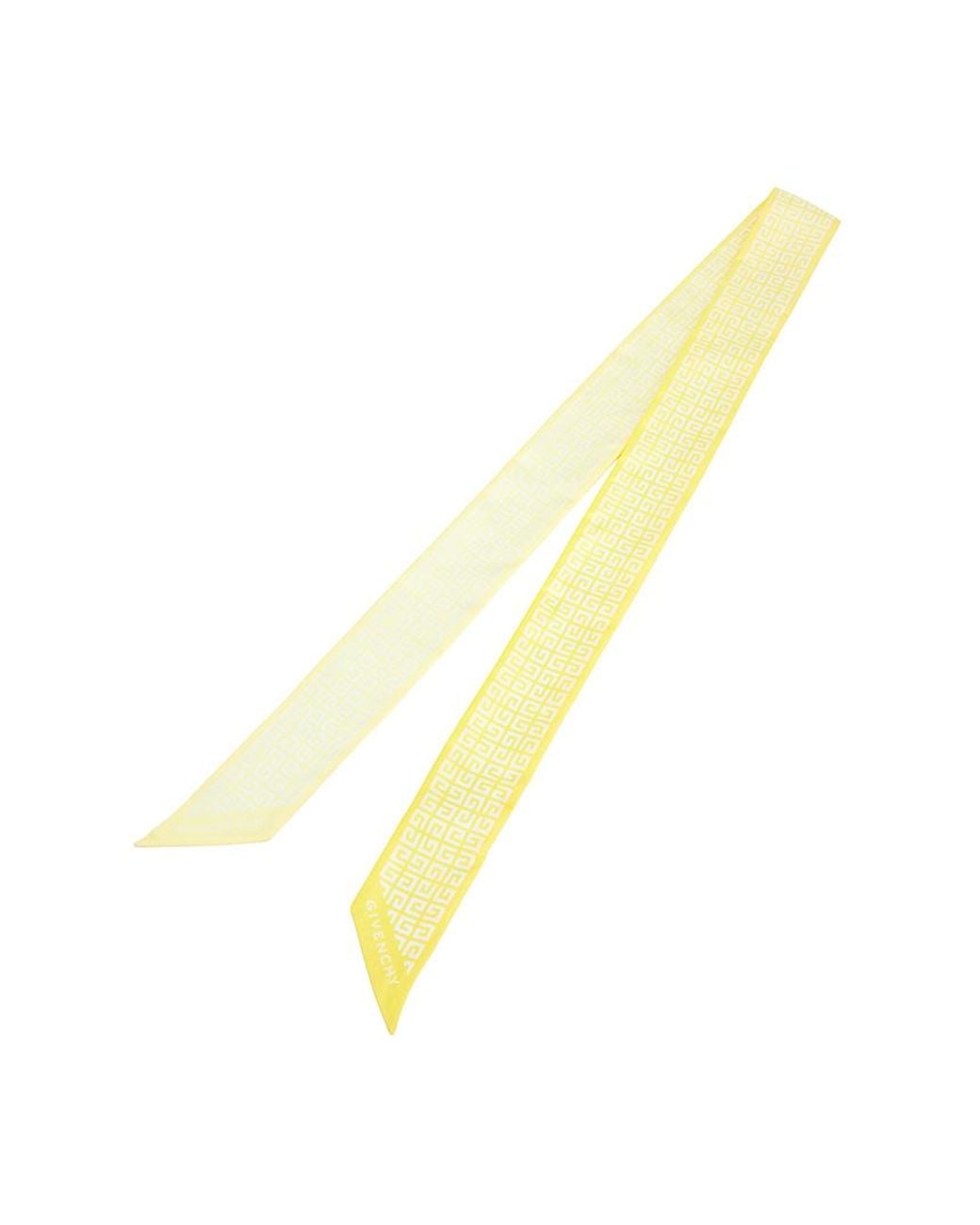 Givenchy Yellow Patterned Scarf