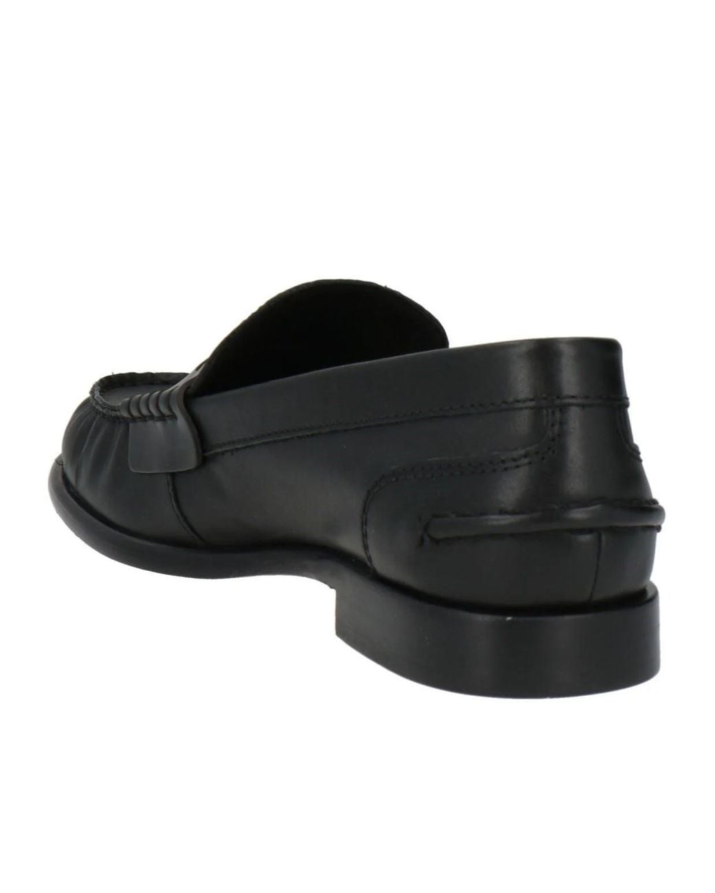 Rag & Bone White Minimalist Round-Toe Loafers