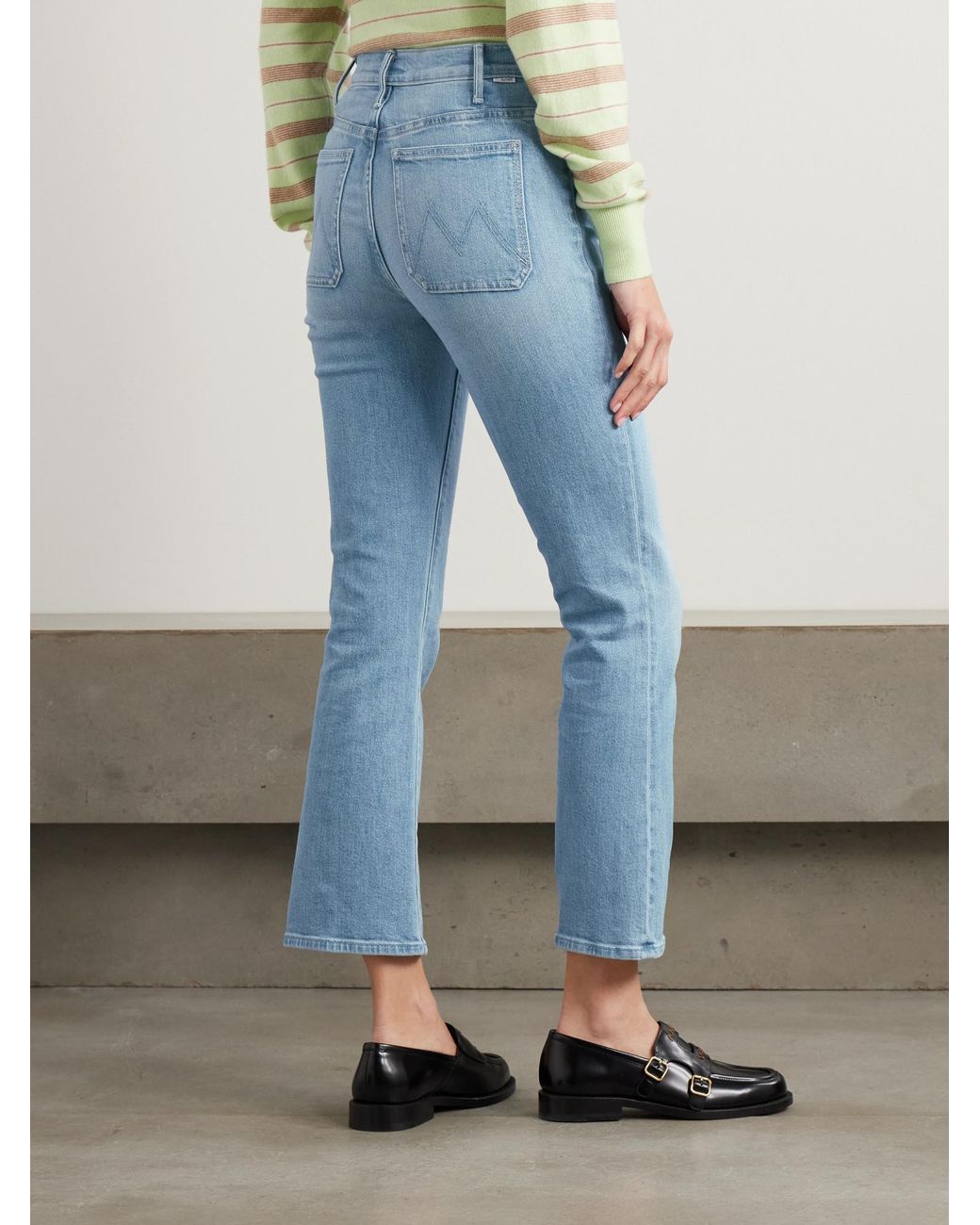Mother Blue High-Waisted Jeans