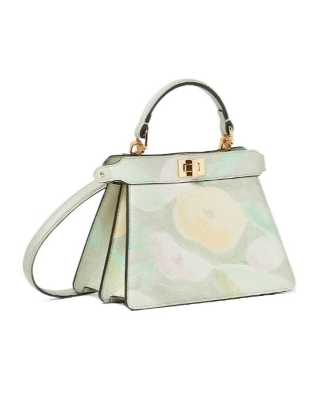 Fendi Metallic Sunny Side Flowers Karung Bag