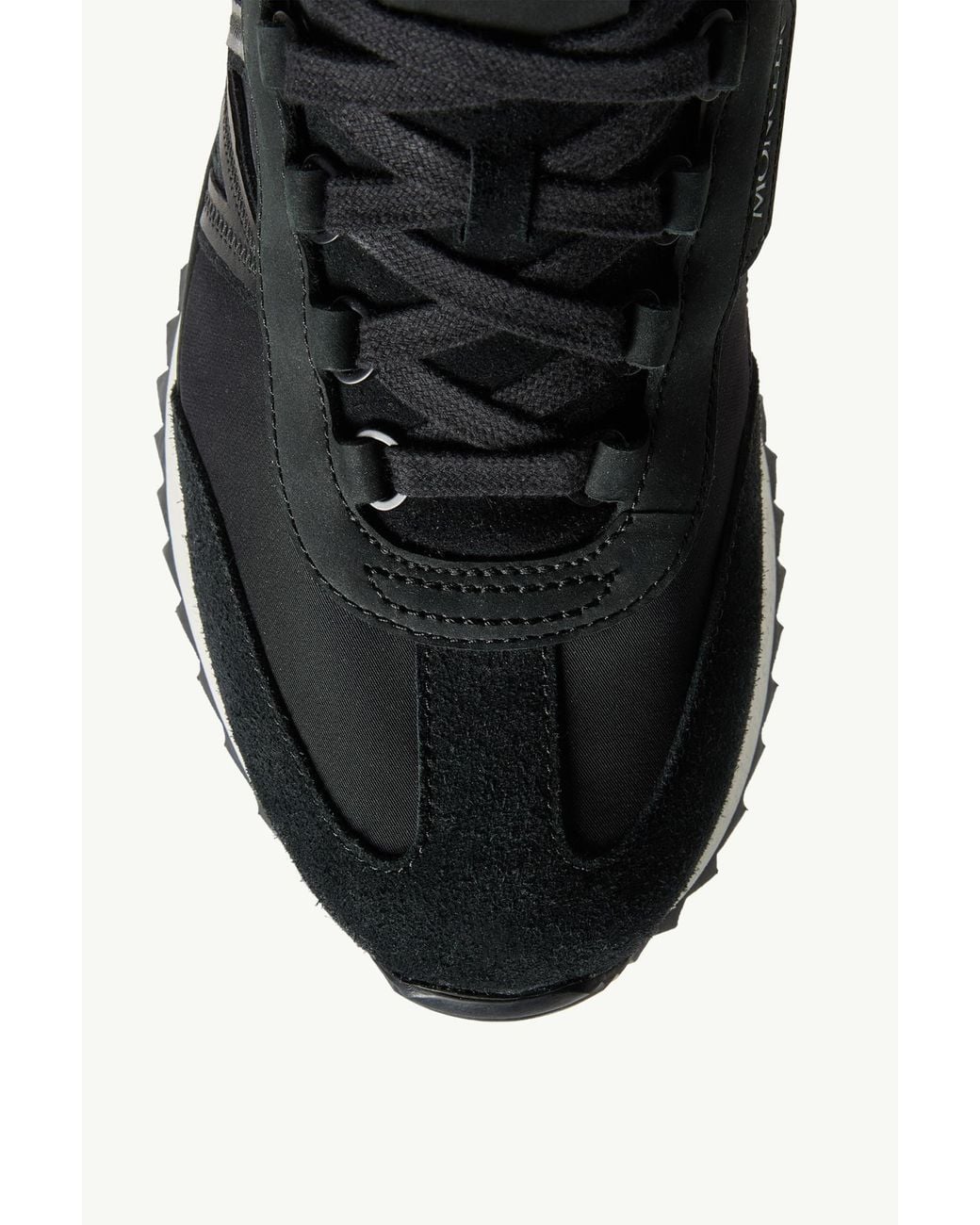 Moncler Black Pacey 2 Lace-Up Sneakers for men