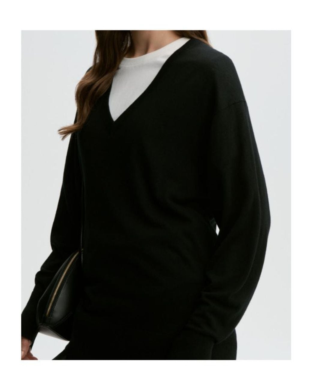 By Malene Birger Blue Sheer V-Neck Knitted Sweater