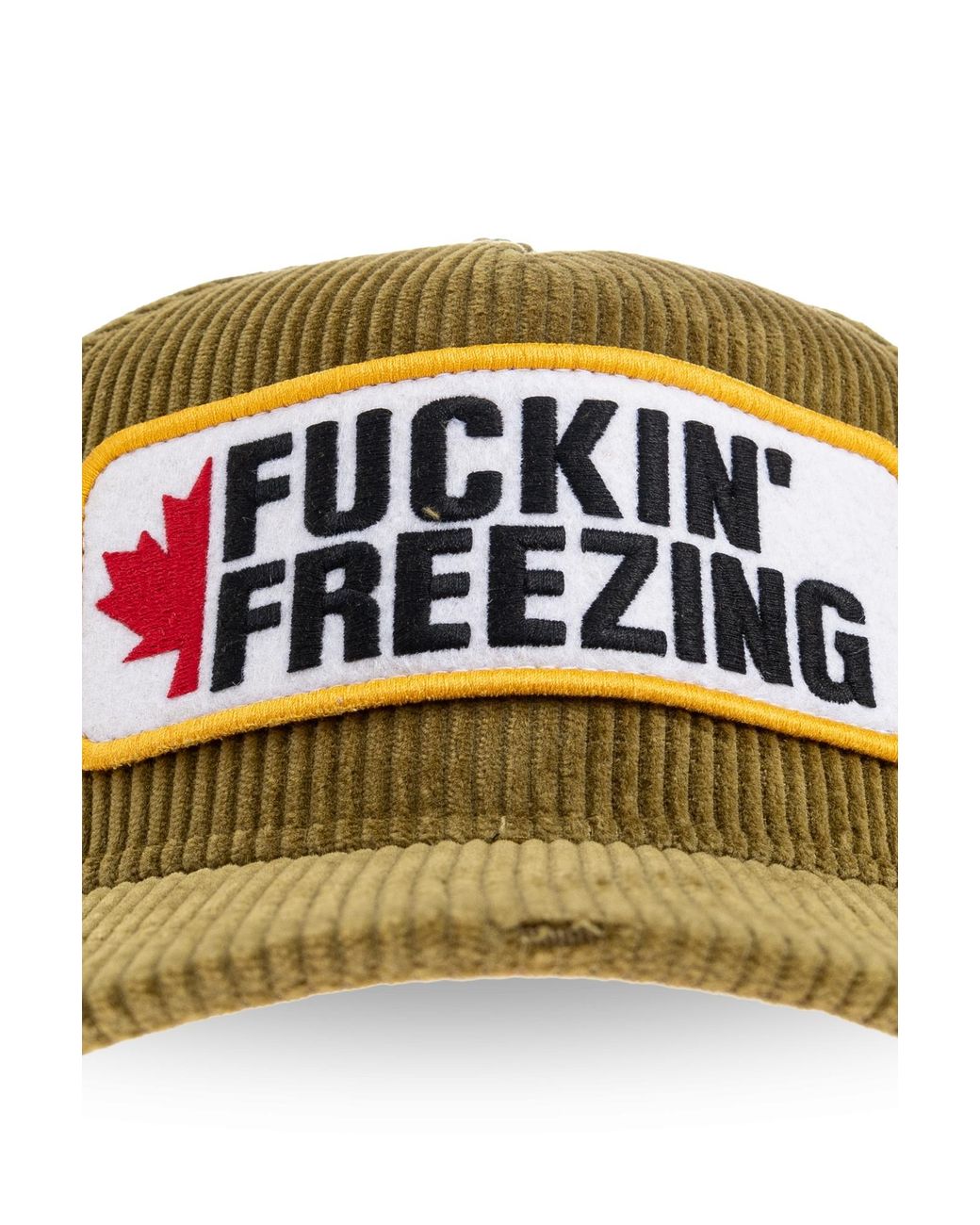 DSquared² Metallic Souvenir From Canada Baseball Cap for men