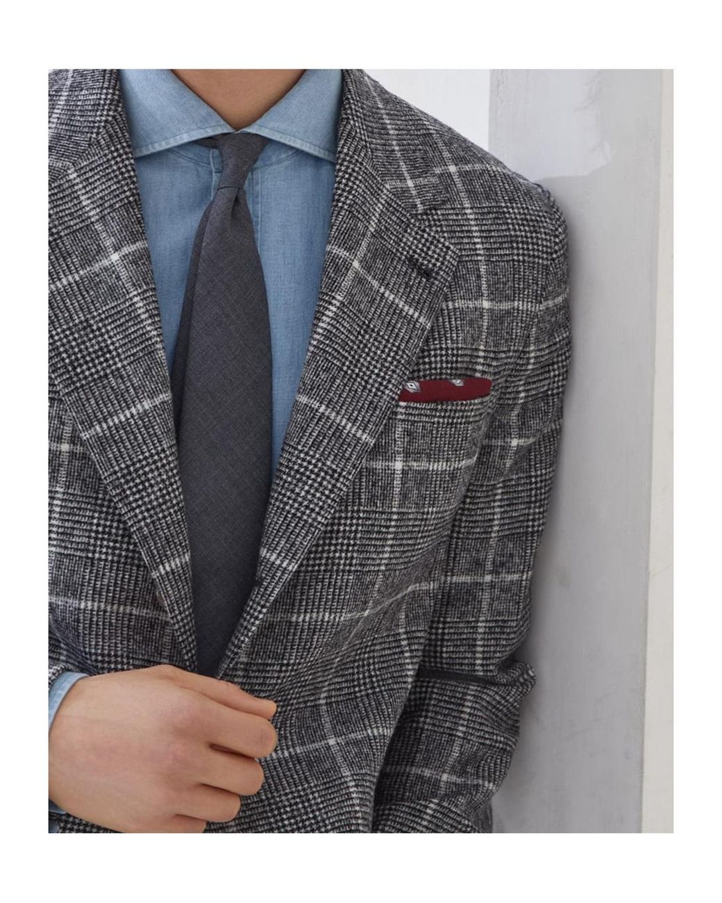 Brunello Cucinelli Blue Single-Breasted Blazer for men