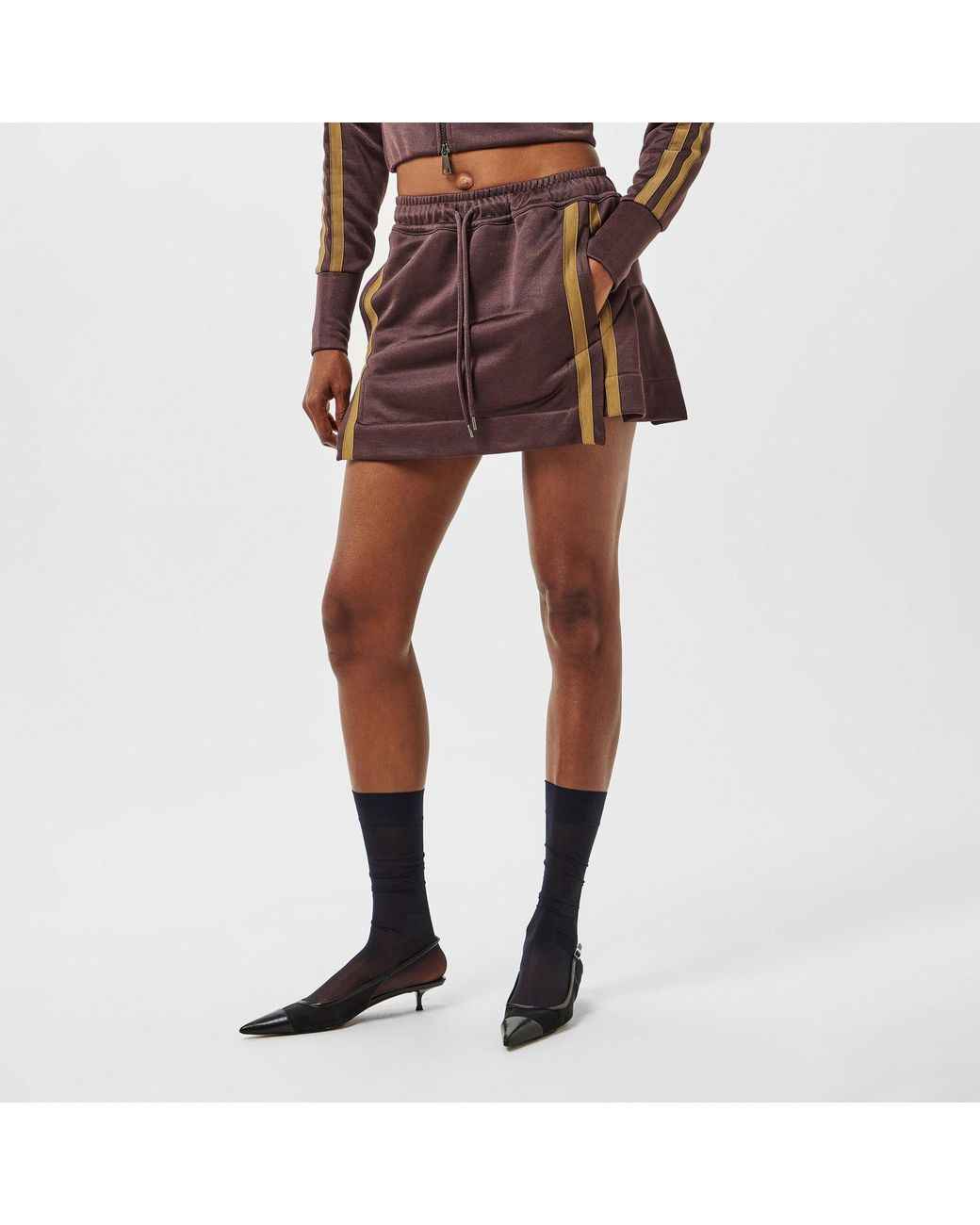 Vivienne Westwood Brown Elastic Waist Skirt
