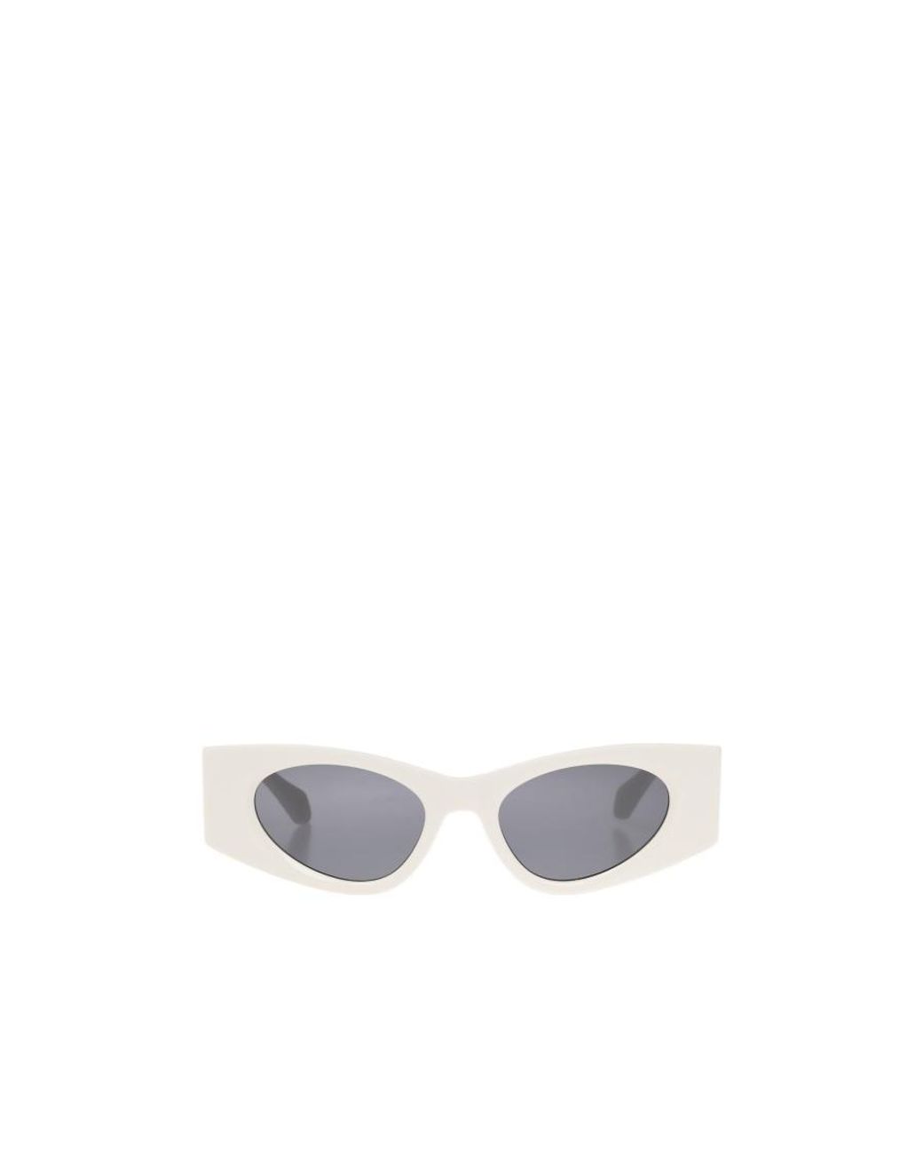 Alaïa White Cat-Eye Frame Tinted Sunglasses