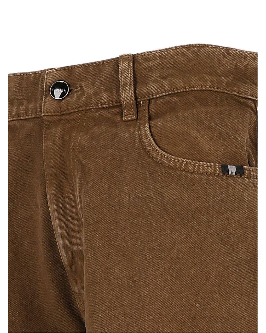AMISH Brown Jenny Bull Straight-Leg Jeans