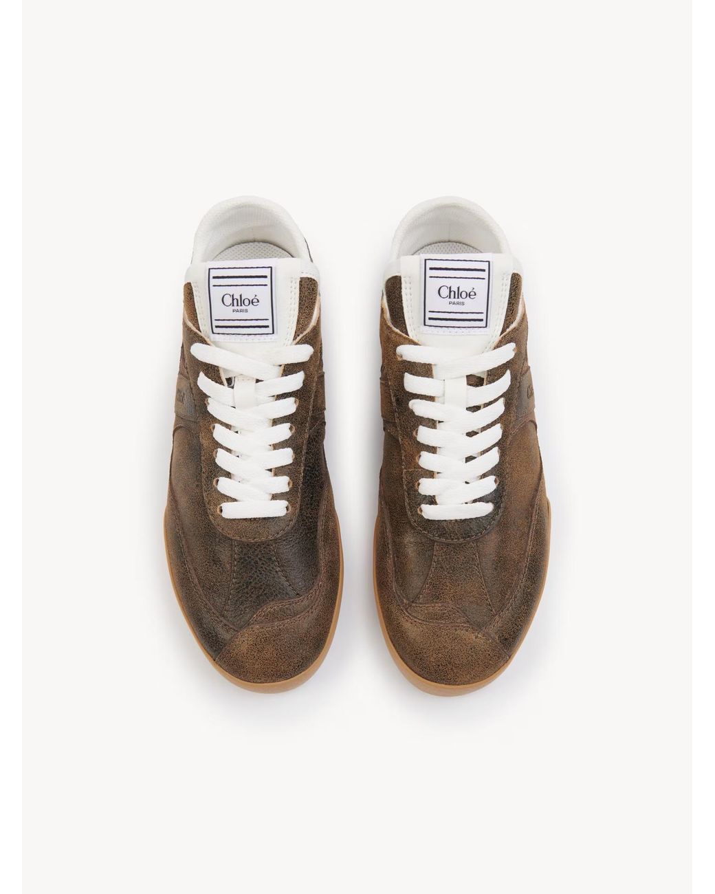 Chloé Brown Chloé Kick Low-Top Sneakers