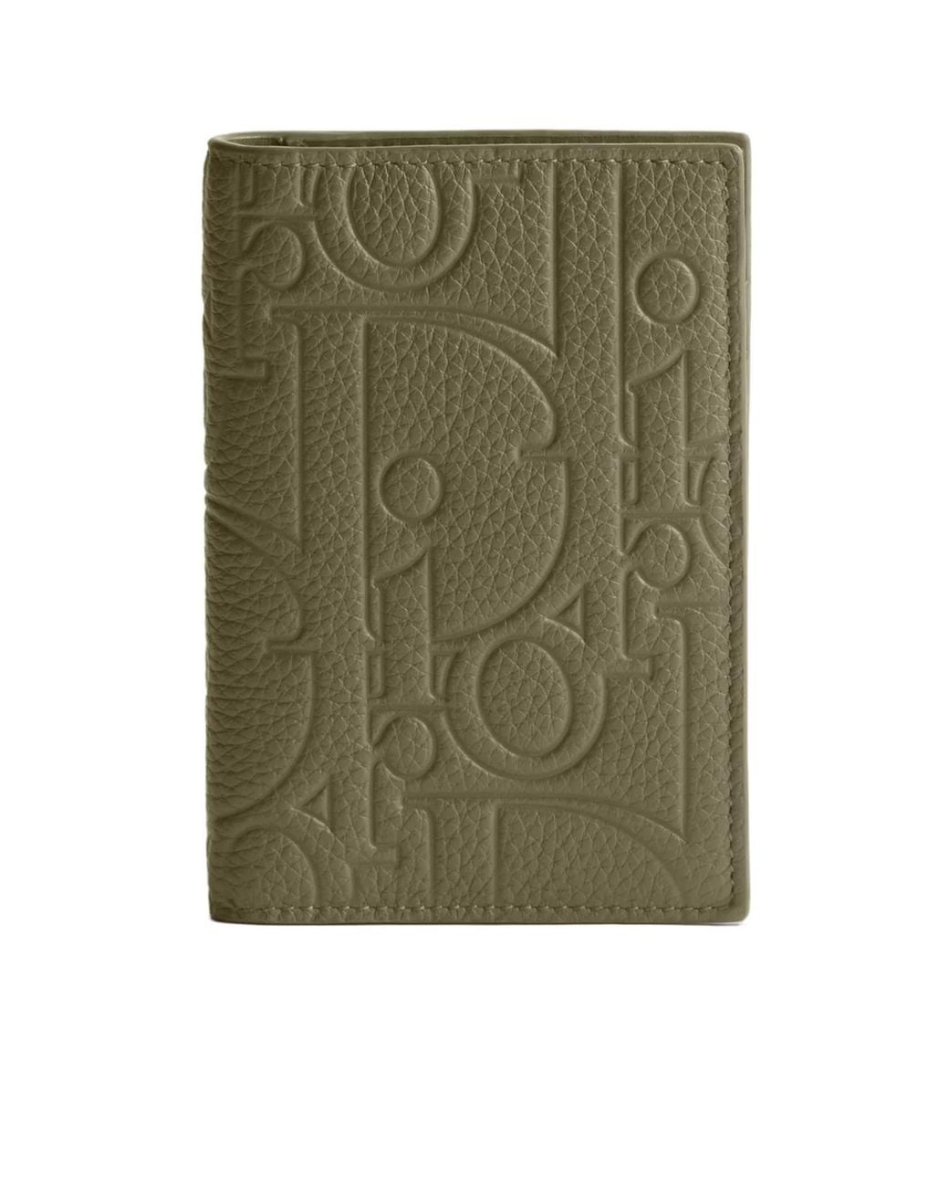 Dior Green Bifold Card Holder for men