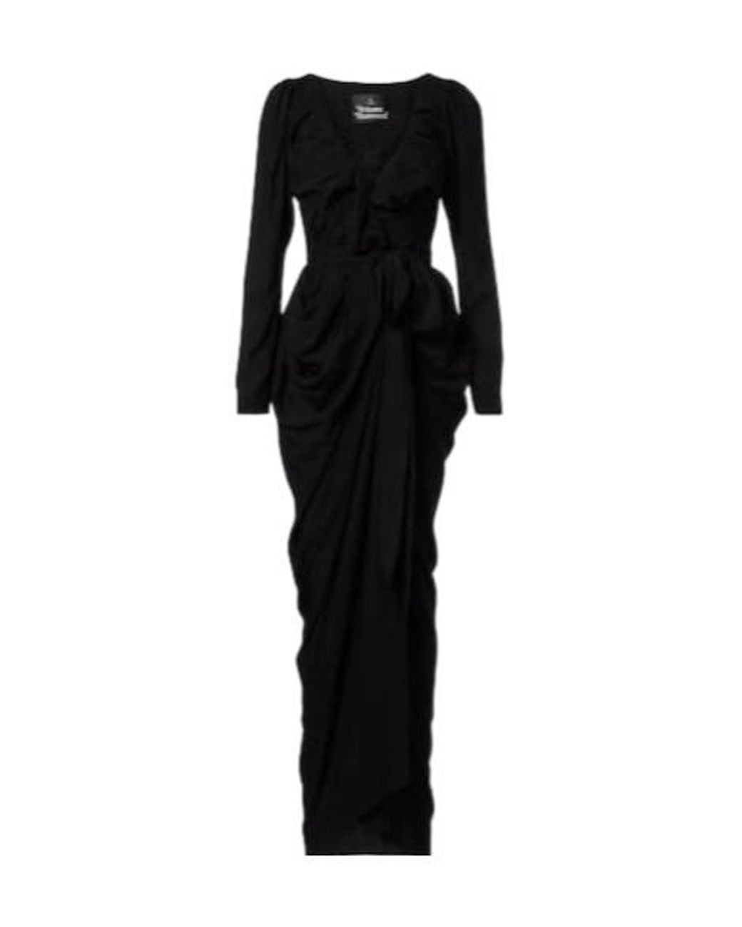 Vivienne Westwood Black Kendall Wrap Dress