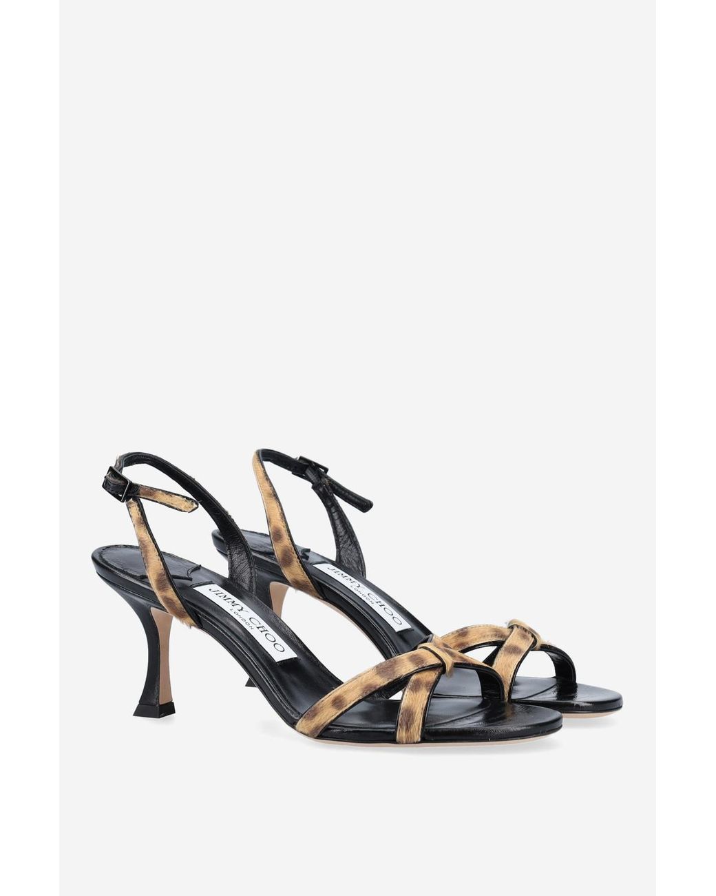 Jimmy Choo Metallic Elsy 70 High-Heeled Sandals