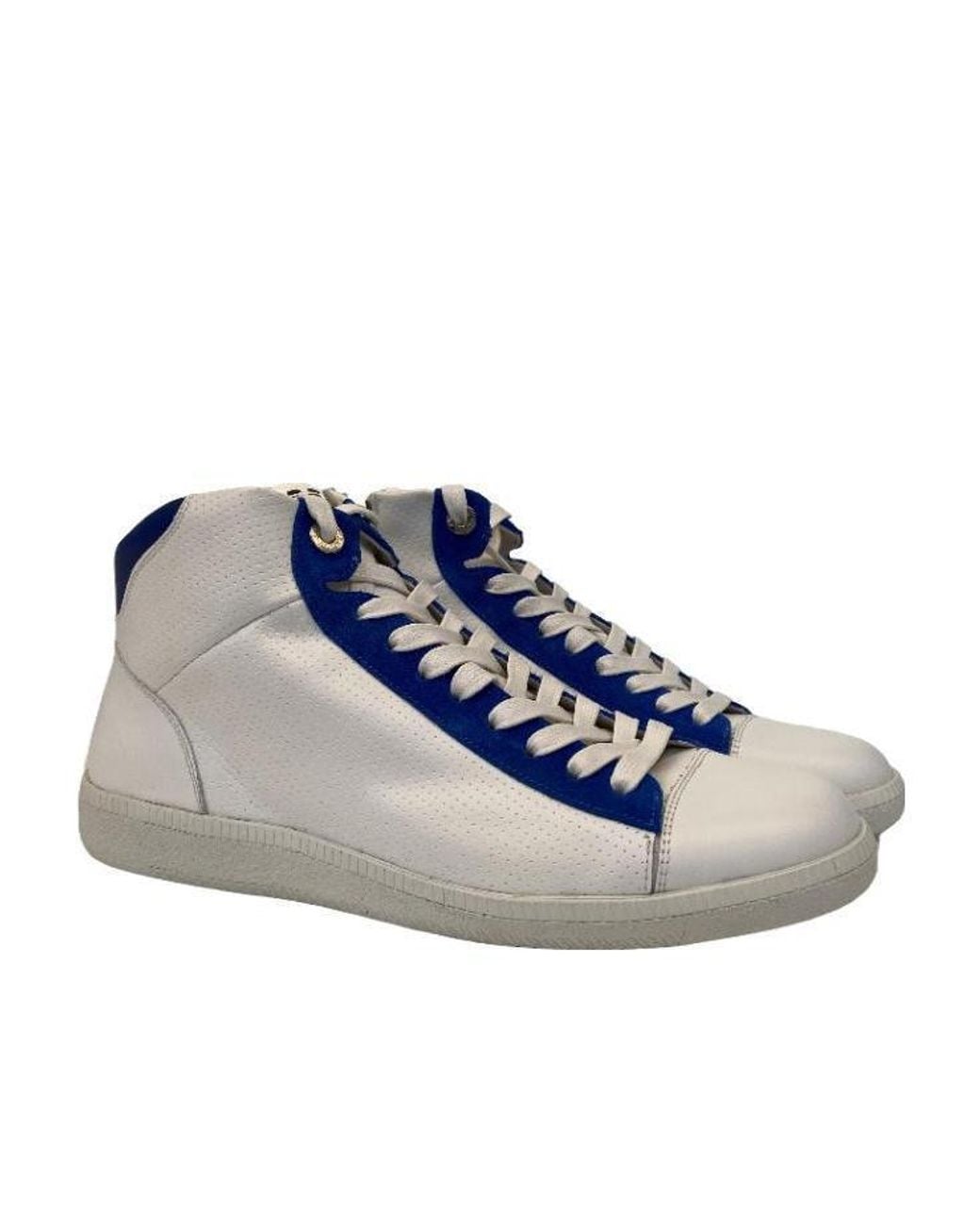 Emporio Armani Blue Logo Casual Sneakers for men