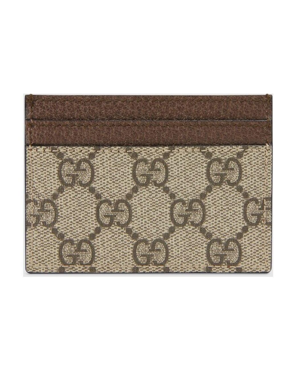 Gucci Brown Ophidia Card Holder