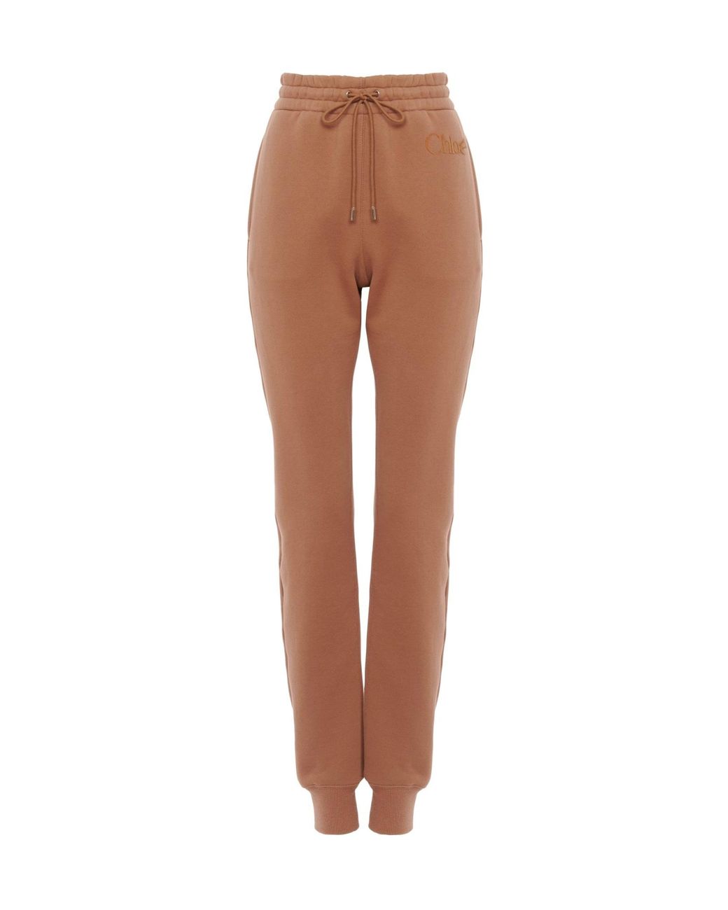 Chloé Brown Elastic Waist Sweatpants