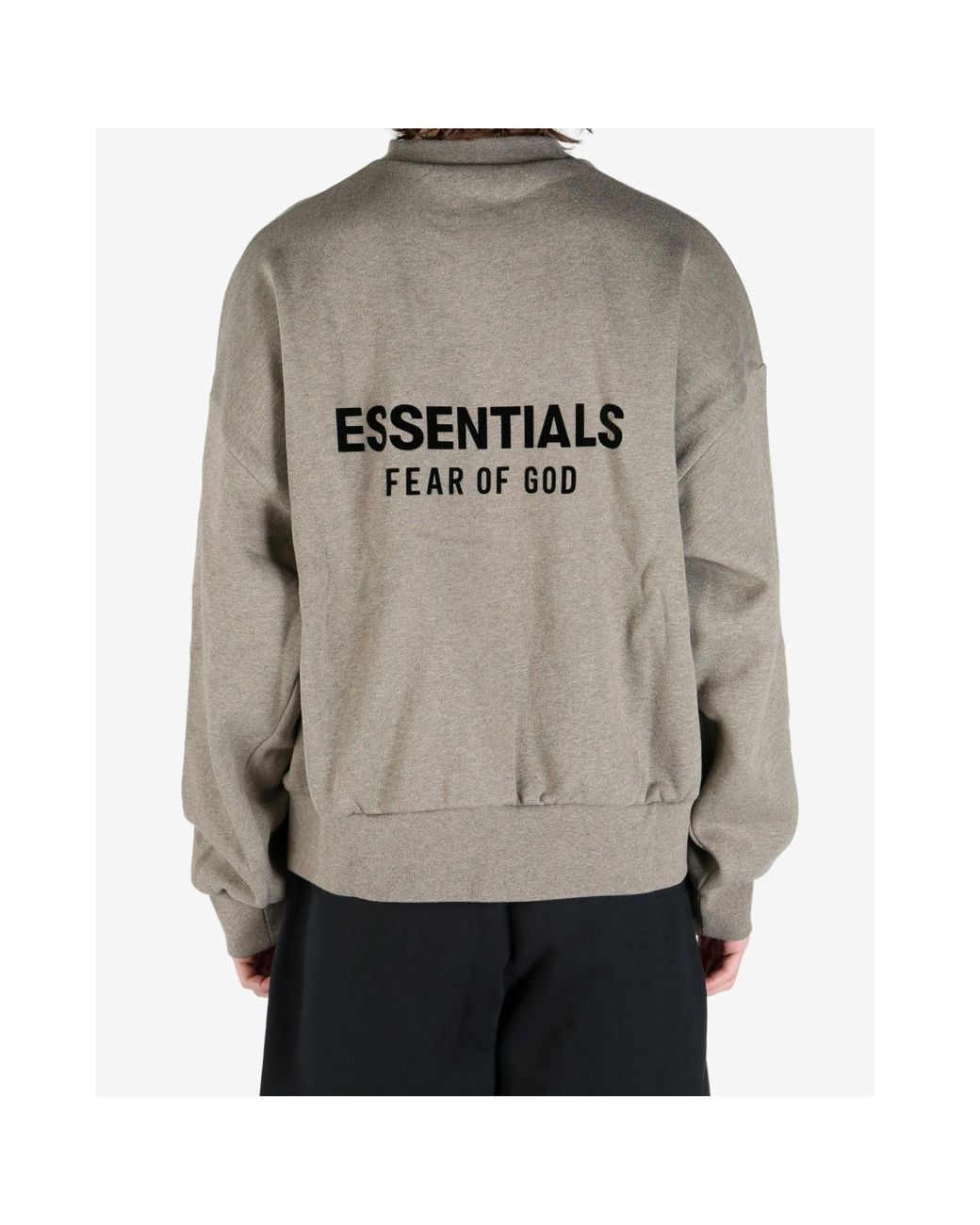 Fear Of God Gray Classic Crewneck Sweatshirt for men