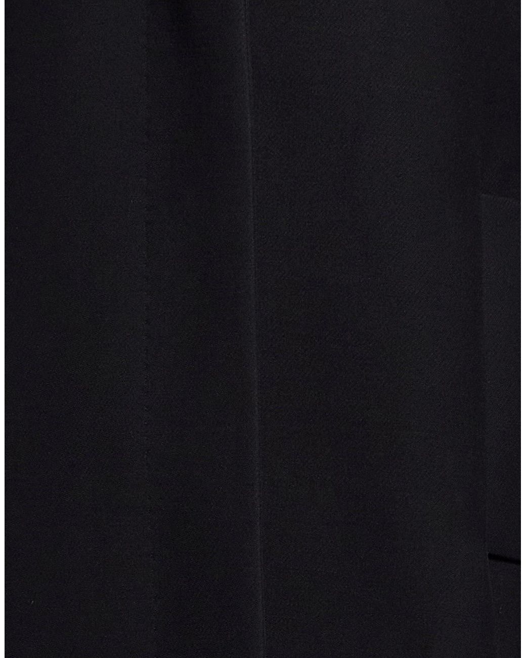 Max Mara Black Coat Wool, Silk