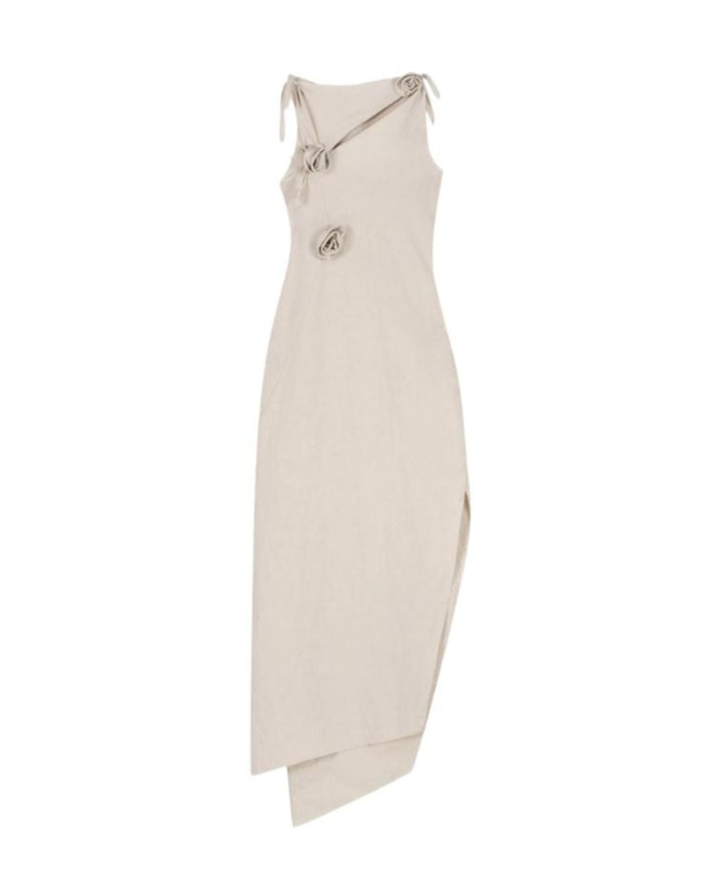 Coperni White Flower Gown