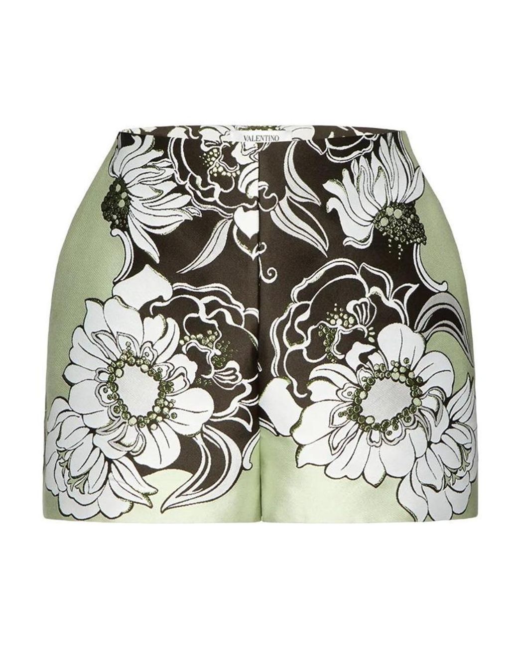 Valentino Multicolor Logo Print Casual Shorts