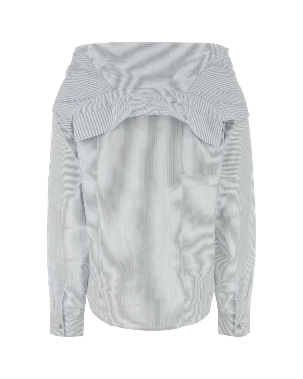 Our Legacy White Kaonashi Embroidered Shirt