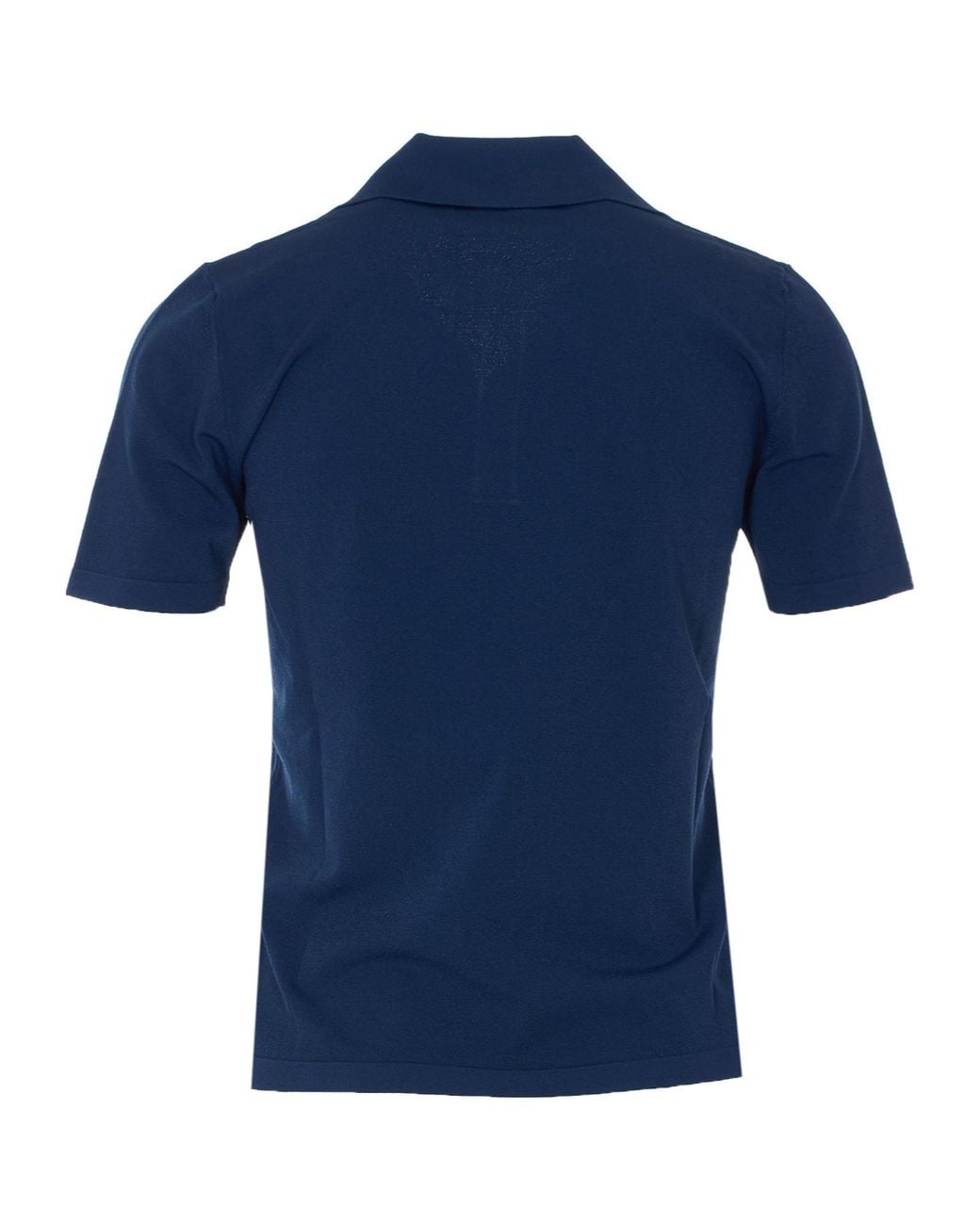 Roberto Collina Blue Short-Sleeve Polo T-Shirt