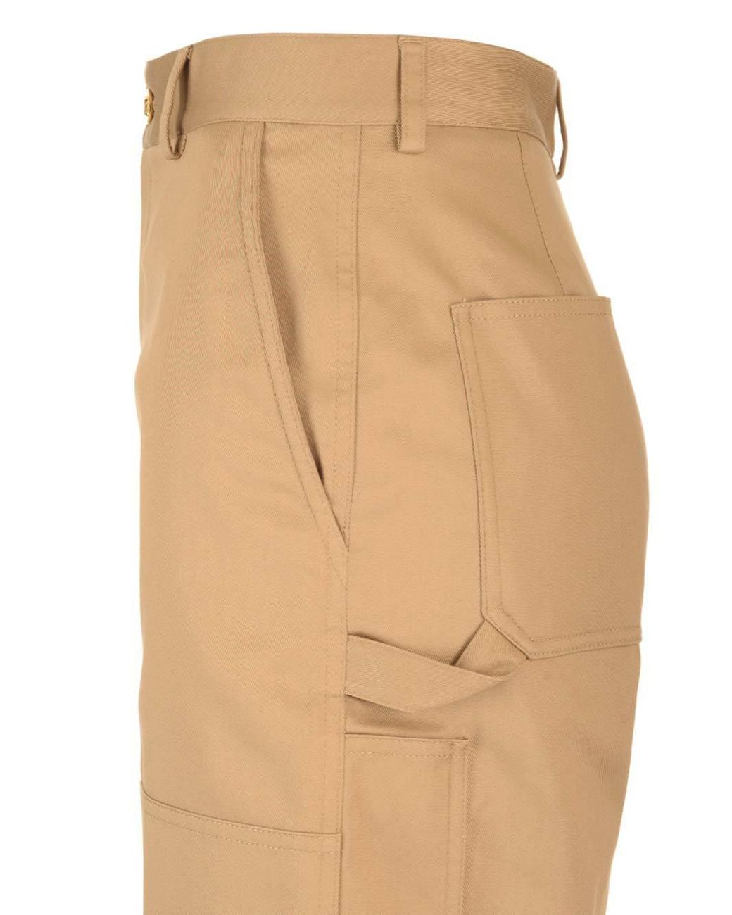Céline Natural Casual Pants With Belt Loops