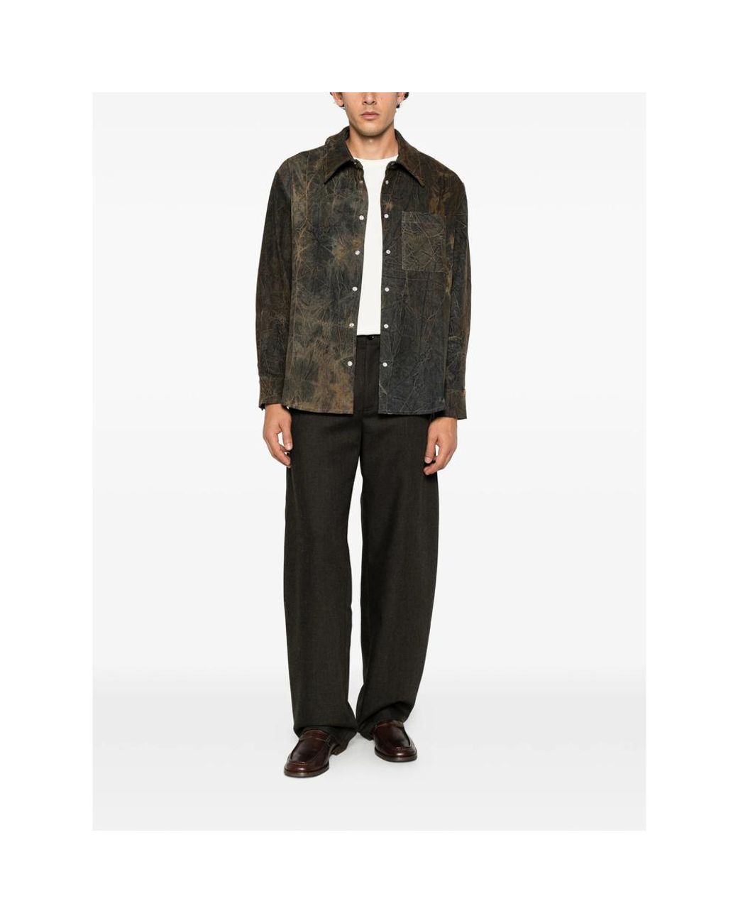 Séfr Green Long-Sleeved Shirt for men