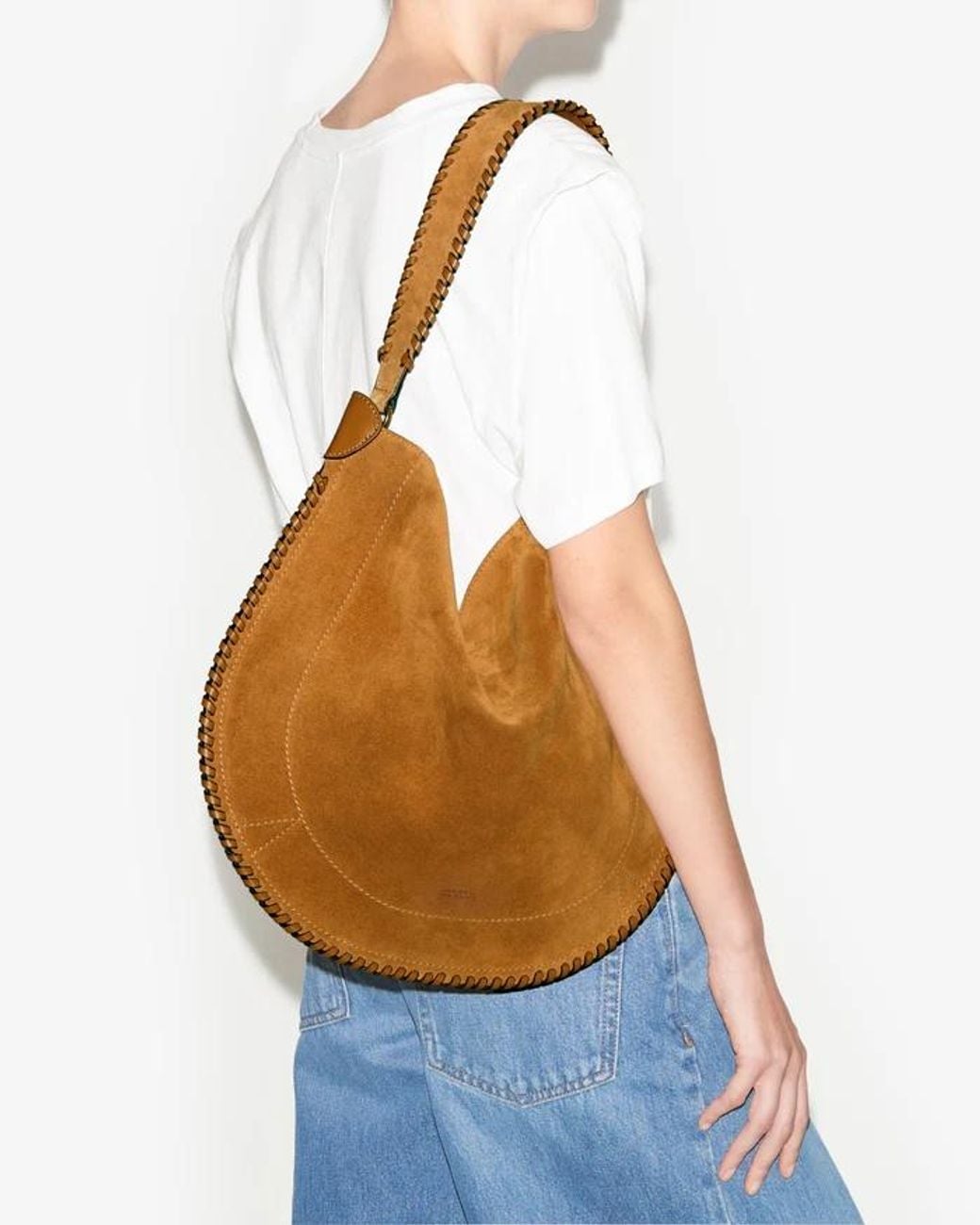 Isabel Marant Brown Oskan Hobo Soft Bag