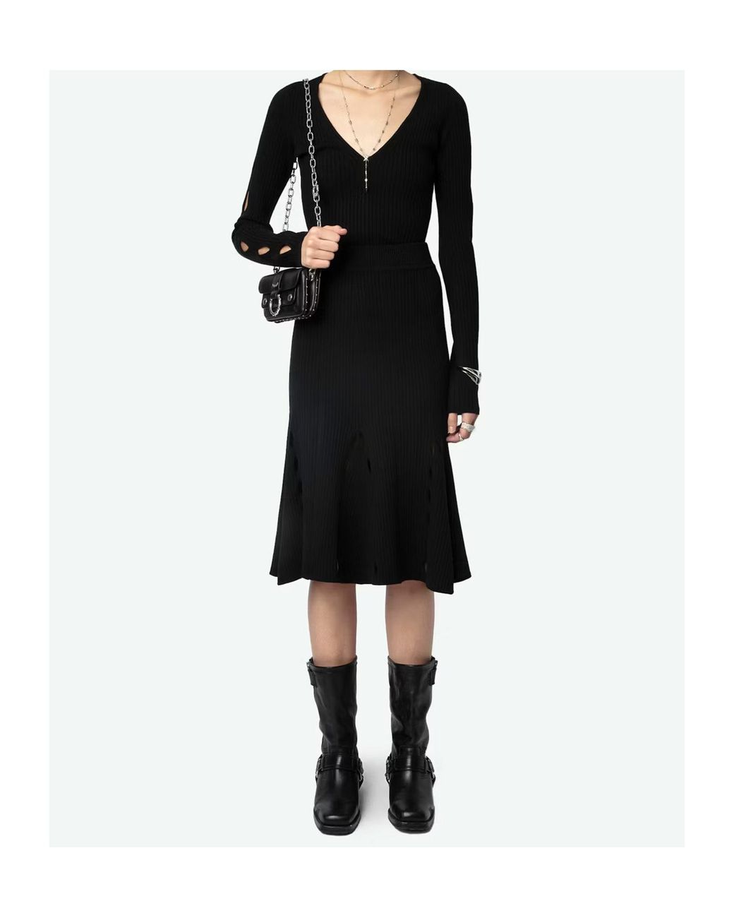 Zadig & Voltaire Black Ginza Skirt