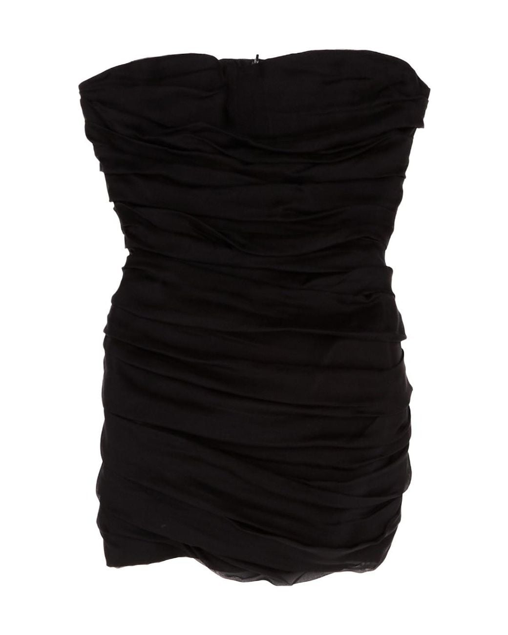 Magda Butrym Black Strapless Dress