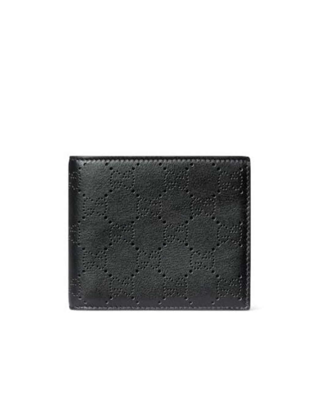 Gucci Black Aria Bi-Fold Wallet for men