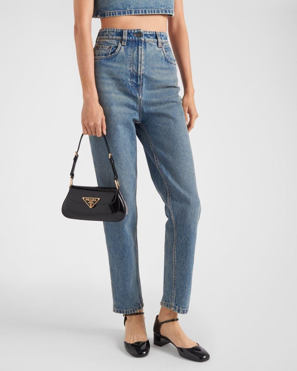 Prada Blue Five-Pocket Denim Jeans