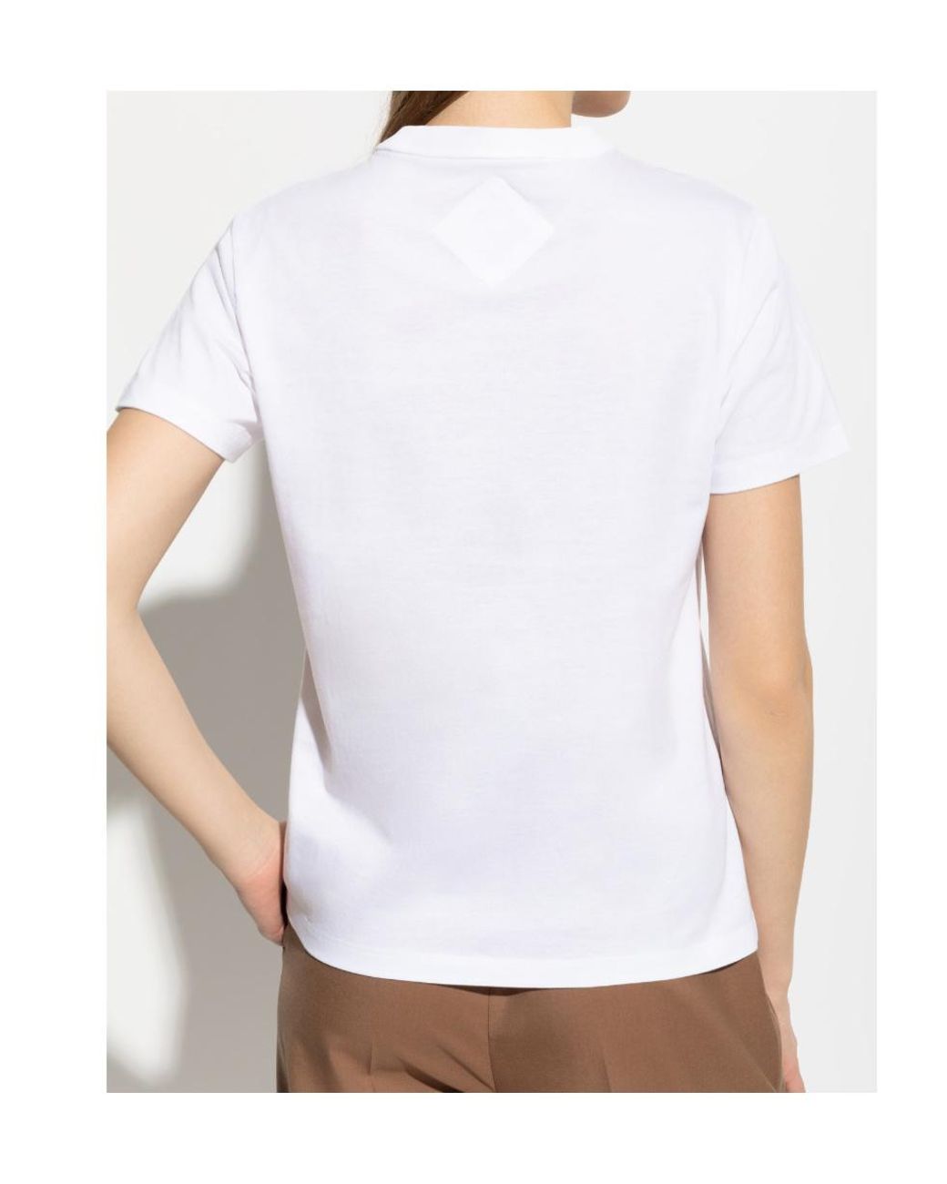 MCM White Short-Sleesleeved T-Shirt
