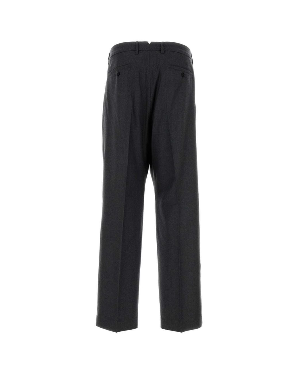 AMI Black Ami Paris Wool Classic Trousers for men