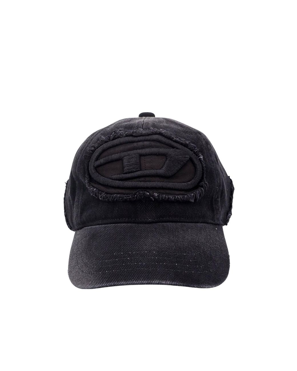 DIESEL Blue Logo Embroidered Baseball Cap for men