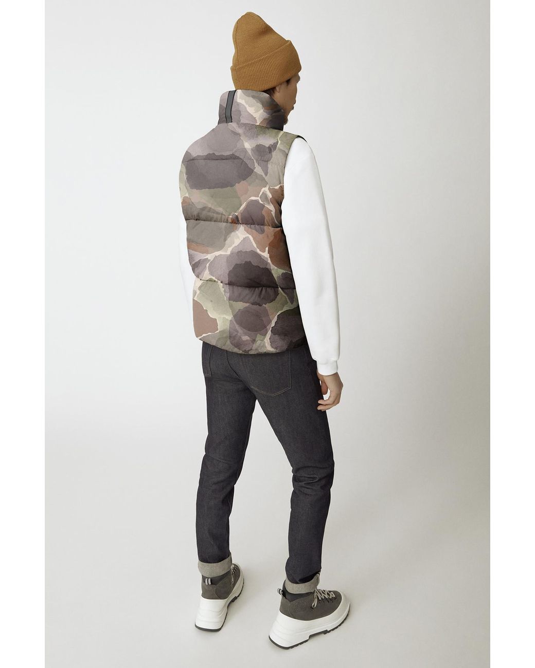 Canada Goose Natural Sleeveless Down Gilet for men