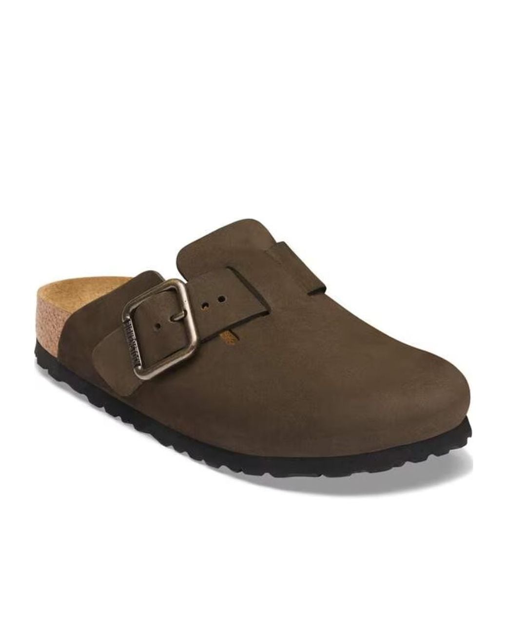 Birkenstock Brown Boston Buckled Clogs for men