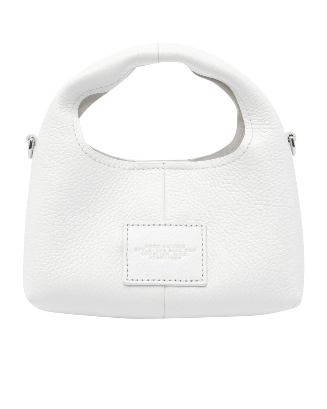 Marc Jacobs White The Micro Crossbody Sack Bag