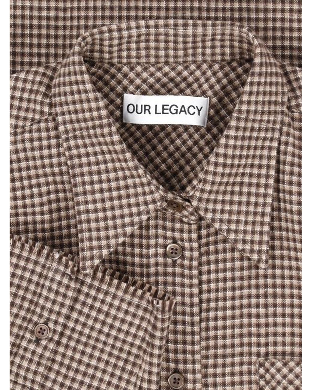 Our Legacy Brown Daisy Shirt