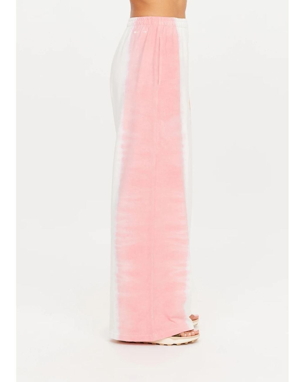 The Upside Pink Tie-Dye Casual Pants