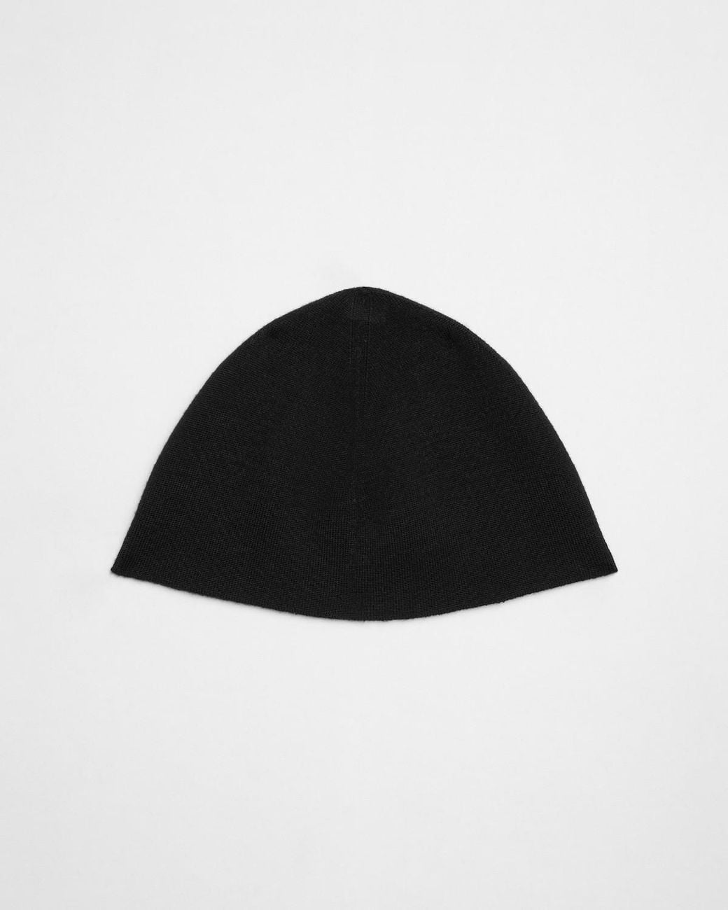 Céline Black Wool Knit Hat for men