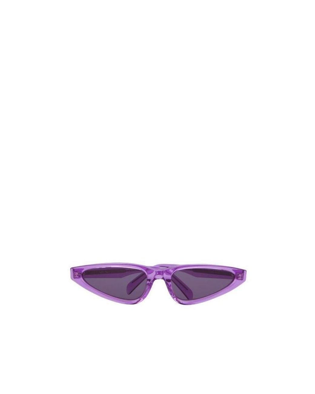 Céline Purple Logo Sunglasses