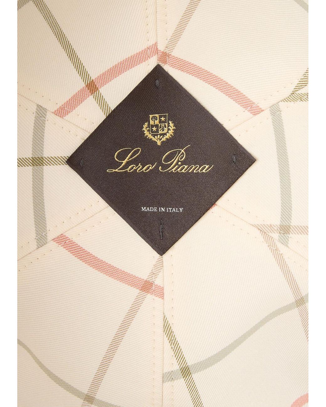 Loro Piana Brown Baseball Cap for men