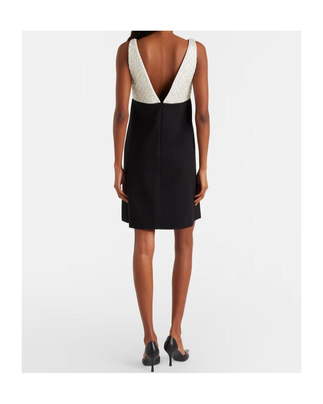 Dorothee Schumacher Black Emotional Essence Bow-Detail Sequined Minidress