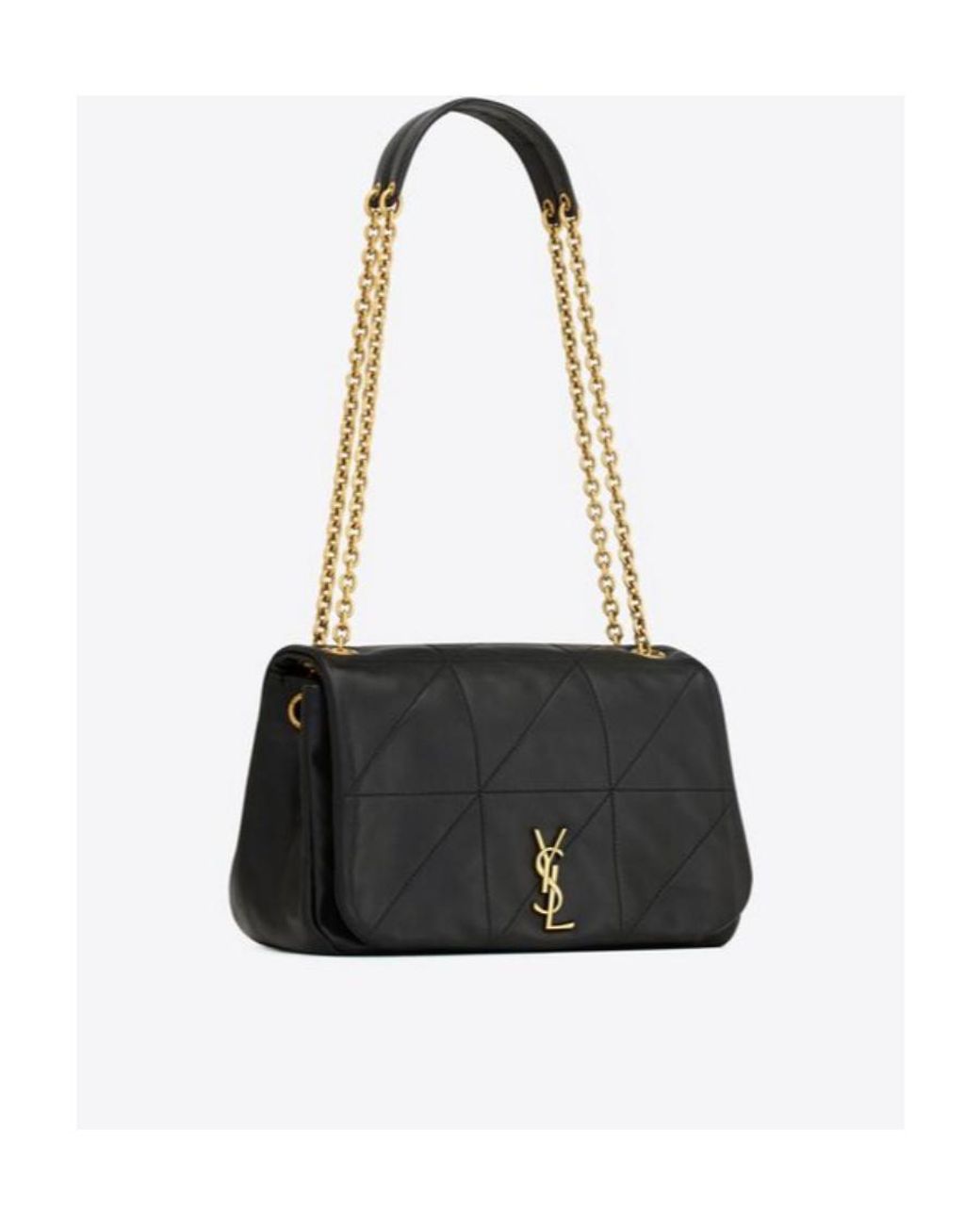 Saint Laurent White Jamie 4.3 Logo Plaque Shoulder Bag