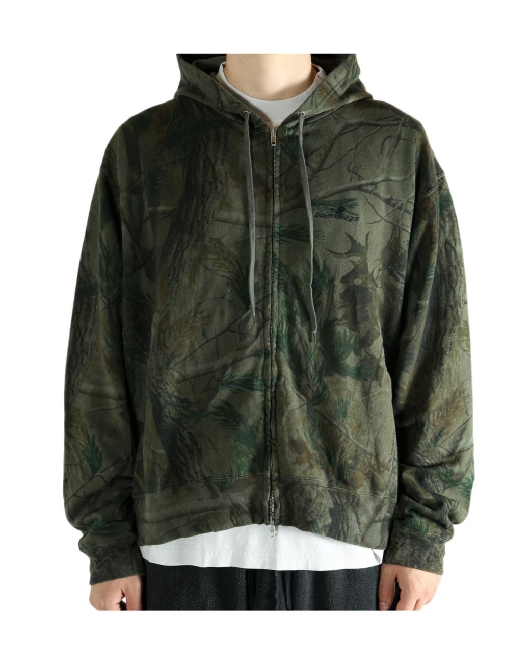 Balenciaga Gray A13 Camo Dry Sports Logo Sweatshirt for men